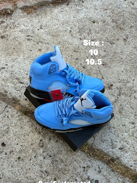 Jordan Other - Jordan Blue Basketball Sneakers with Black Accents